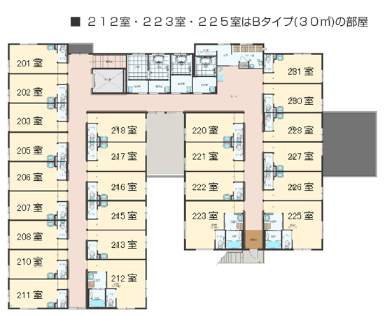 メゾンヴェールながら2階の間取り